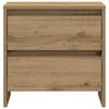 vidaXL Bedside Cabinet with Drawer 2 pcs Artisan Oak 45 x 34 x 44.5 cm