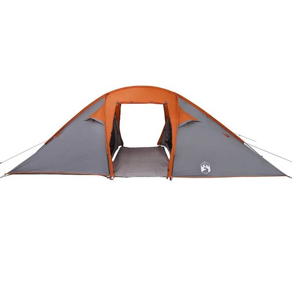 vidaXL Tunnel tent Grey and Orange 510 x 240 x 156 cm Taffeta