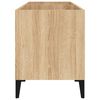 vidaXL Record Cabinet Sonoma Oak 74.5x38x48 cm Engineered Wood