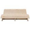 vidaXL Sun Lounger 205x110x31.5 cm Solid Wood Pine