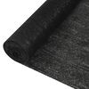 vidaXL Privacy Net Black 1.2x50 m HDPE 195 g/m&sup2;