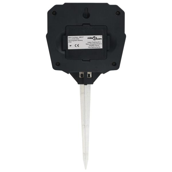 vidaXL Solar Ultrasonic Animal Repeller Motion Activated