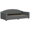 vidaXL Daybed with Mattress Dark Grey 90x190 cm Fabric