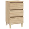 vidaXL Bedside Cabinet Sonoma Oak 40x35x70 cm Engineered Wood