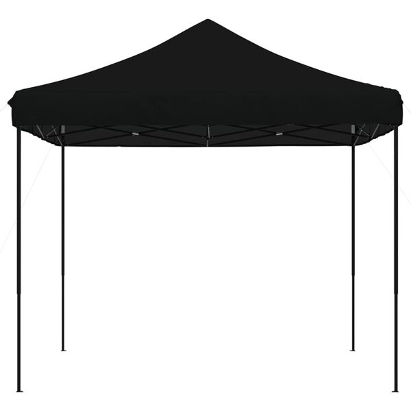 vidaXL Foldable Party Tent Pop-Up Black 292x292x315 cm
