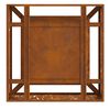 vidaXL Fire Pit Brown 80 x 80 x 30 cm Weathering steel