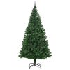 vidaXL Artificial Christmas Tree with 300 LEDs with Stand Green 240 cm