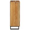 vidaXL Highboard 60x34x100 cm Solid Wood Rough Mango