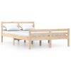 vidaXL Bed Frame without Mattress Solid Wood 140x200 cm