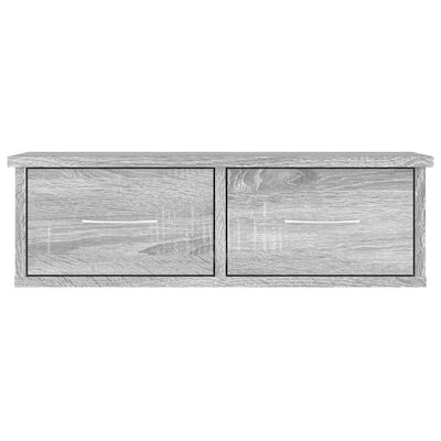 vidaXL Wall Cabinet Grey Sonoma 60x26x18.5 cm Engineered Wood