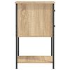 vidaXL Bedside Cabinet Sonoma Oak 32x42x70 cm Engineered Wood