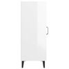 vidaXL Sideboard High Gloss White 34.5x34x90 cm Engineered Wood