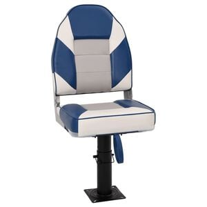 vidaXL Boat Seat with Pedestal Height Adjustable 360&deg; Rotatable