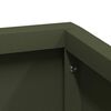 vidaXL Garden Planter Olive Green 100 x 100 x 50 cm Cold-rolled Steel