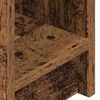 vidaXL Bedside Cabinet with Drawer Old Wood 20x36x60 cm
