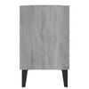 vidaXL TV Cabinet with Metal Legs Grey Sonoma 103.5x30x50 cm