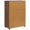 vidaXL Bathroom Cabinet Brown Oak 72.5 x 36.5 x 100 cm Engineered Wood