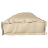 vidaXL Pallet Cushion Beige 200 x 40 x 8 cm Oxford fabric