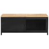 vidaXL Coffee Table 90x50x37 cm Solid Rough Mango Wood