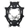 vidaXL Ice Cleats for Shoes Black M Stainless Steel