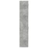 vidaXL Slim Storage Cabinet Concrete Grey 30x42.5x225 cm Engineered Wood