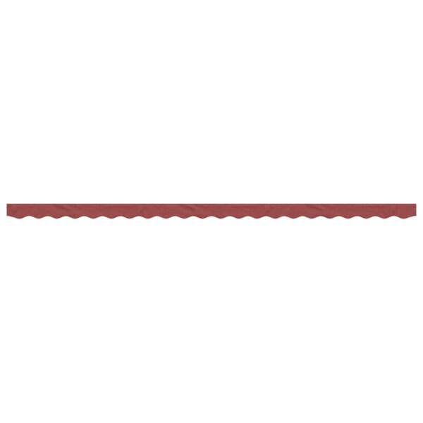 vidaXL Replacement Fabric for Awning Valance Burgundy Stripe 5 m