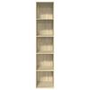 vidaXL Bookcase Sonoma Oak 40x30x189 cm Engineered Wood
