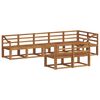 vidaXL Outdoor Sofa Set 8 pcs Natural Solid Acacia Wood