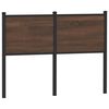 vidaXL Replace Headboard Brown Oak 120 cm Engineered Wood and Steel
