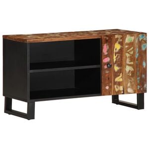 vidaXL TV Cabinet 80x33x46 cm Solid Wood Reclaimed&Engineered Wood