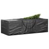 vidaXL Christmas Tree Storage Bags 2 pcs Black Polyethylene