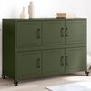 vidaXL Sideboard Olive Green 100.5x39x72 cm Steel