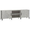 vidaXL TV Cabinet Concrete Grey 150x30x50 cm Engineered Wood