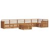 vidaXL Outdoor Sofa Set 7 pcs Natural
