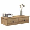 vidaXL Wall Shelf with Drawers Artisian Oak 60x28x15 cm Engineered Wood