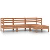 vidaXL Garden Lounge Set | Honey brown | Solid pinewood | Medium | Modular