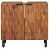 vidaXL Bathroom Sink Cabinet Brown 62 x 33 x 58 cm Solid Mango Wood