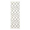 vidaXL Kitchen Rug White 180 x 60 cm Velvet