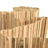 vidaXL Bamboo Fence Brown 400 x 150 cm Bamboo