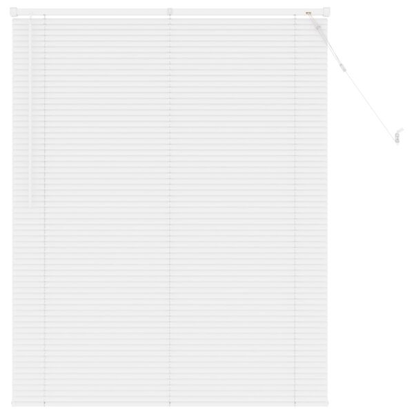 vidaXL Venetian Blind Manual Adjustable White 150 x 120 cm PVC