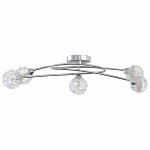 vidaXL Ceiling Lamp with Mesh Wire Shades for 5 G9 LED Lights