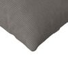 vidaXL Sofa Pillows 2 pcs Light Grey 200 x 40 cm Corduroy Fabric