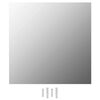 vidaXL Wall Mirror | Transparent | Glass | 40 x 40 cm | Minimalistic