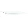 vidaXL Retractable Awning White 450 x 300 x 165 cm