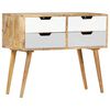 vidaXL Sideboard | Brown | Solid Mango Wood | 85x40x71 cm | Storage | Vintage