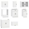 vidaXL 8 Piece Kitchen Cabinet Set Kalmar White Engineered Wood