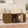 vidaXL Coffee Table Honey Brown 100x50x41 cm Solid Wood Pine