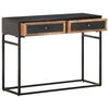 vidaXL Console Table 100x35x75 cm Solid Mango Wood