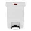 Rubbermaid Step-on Container Slim Jim 30 L White