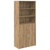 vidaXL Highboard Artisan Oak 80 x 42.5 x 185 cm Engineered Wood